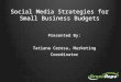 Social Media Strategy Slides