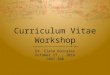 Curriculum Vitae workshop