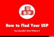 How to Find Your USP