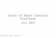 State Of Smart Contract Platforms from Smart Contract JP