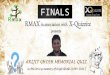 Arijit Ghosh Memorial Quiz 2015 Finals