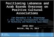 Positioning Arab Brands overseas on positive cultural associations