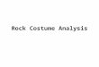 Rock costume analysis