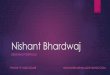 Nishant Bhardwaj- designing portfolio