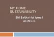 My home sustainability