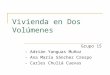 Vivienda en dos volúmenes - G15 - Mañanas - Chuliá_Sánchez_Yanguas