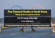 Post Doctoral Studies in South Korea (KAIST)