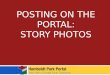 Portal- Using In-Story Photos