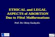 Etik ve Yasal Abortus