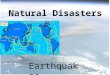 Natural disasters earthquake