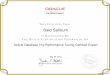 Oracle Database 11g Performance Tuning Certified Expert