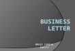 Business letter