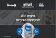 TurboTax W-2 Import for Employers and their Employees