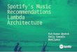 Spotify's Music Recommendations Lambda Architecture