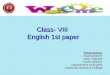 Class 8 english lesson 2 nakshi kantha