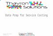 Service Costing/TCO Data Assessment