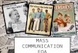 Mass communication foa2015