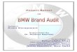 Audit Report on Brand - "BMW"
