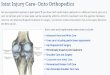 Joint Injury Care- Onto Orthopedics