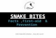 Snake Bite! - Firstaid, Facts & Prevention