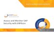 Assess and monitor SAP security