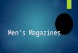 Men’s magazines