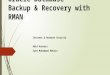Backup & recovery with rman