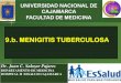 INFECCIONES DEL SNC - MENINGITIS TUBERCULOSA