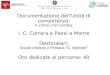 IC Carrara e Paesi a Monte - Infanzia e Primaria "G. Marconi"