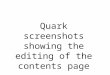 Quark screenshots