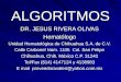 Algoritmos Dr. Jesus Rivera Olivas