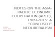 Notes on APEC 2015