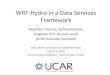 Alexander Maestre - WRF-Hydro in a Data Services Framework