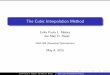 Cubic Interpolation Report