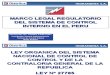 Marco Legal Regulatorio Del Sci