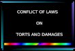 Report on Conflict of Laws