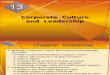 Corporate Culture and Leadership