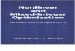Nonlinear and Mixed Integer Optimization: Fundamentals and Applications