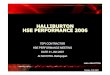 Halliburton HSE