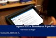 Impact of ICT in Education (an E-portfolio)