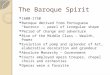 Baroque Introduction