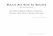 Giles Bowkett - Rails as She is Spoke.pdf