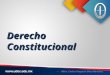 Derecho Constitucion