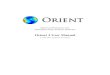 Orient 3.0.0 User Manual