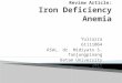 Jurnal Reading Iron Deficiency Anemia