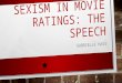 Sexism in Movie Ratings
