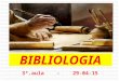 Bibliologia Agudos 2015-Aula 4