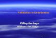 Antibiotics in Endodontics-Lecture 9