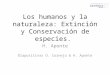 C10 Extinción y Conservación de Especies 2014
