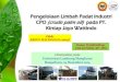 Presentasi Ujian PKL Abdul Halim (E1F111205), Pengelolaan Limbah Padat Industri CPO